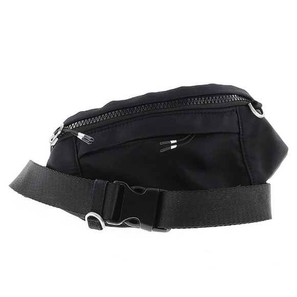 Fabletics Waist Bag Black Like NEW Crossbody Adjustable Purse Unisex - Picture 1 of 2